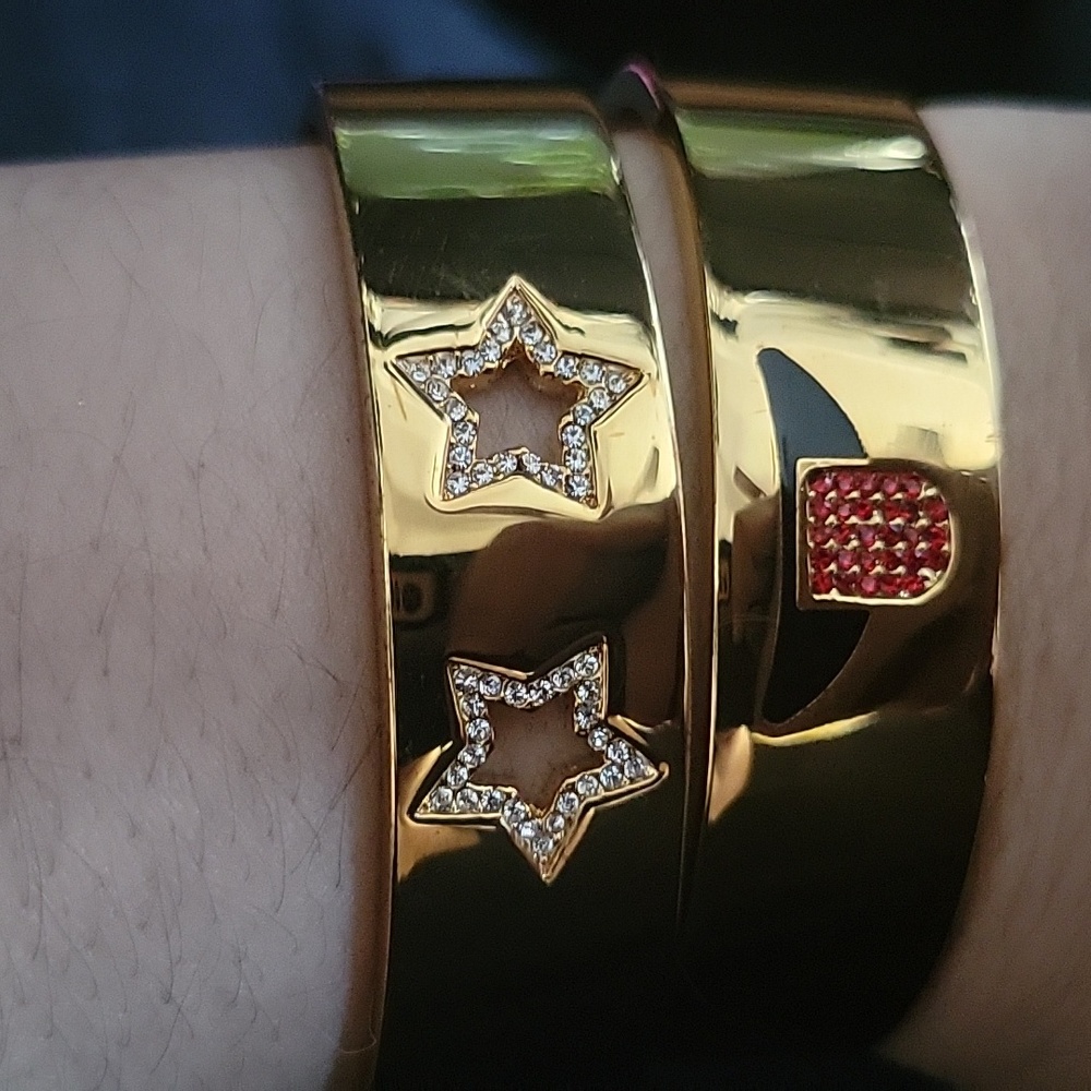 4 Baublebar Bangle Bracelets.